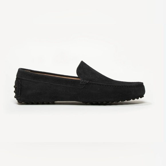 M. Gemi Shoes - M Gemi Italy Women's Felize Moccasin Slip On Loafer Size 37.5 7 Black Suede Shoe